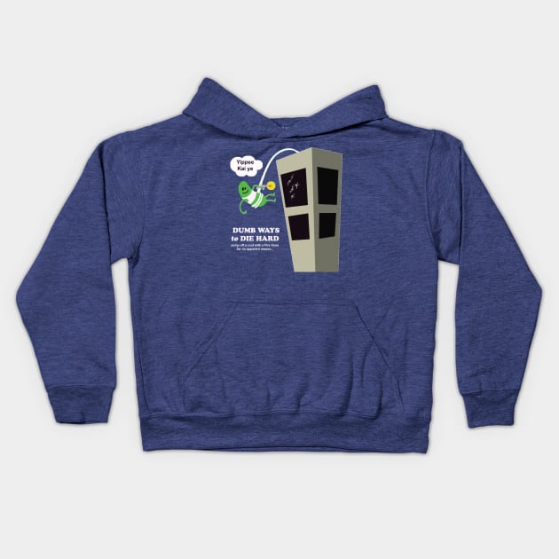 Dumb Ways to DIE HARD Kids Hoodie by anithing